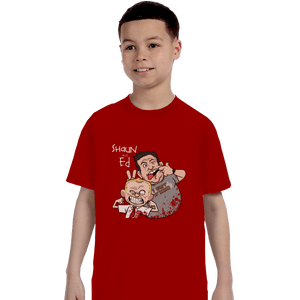 Shirts T-Shirts, Youth / XL / Red Shaun And Ed