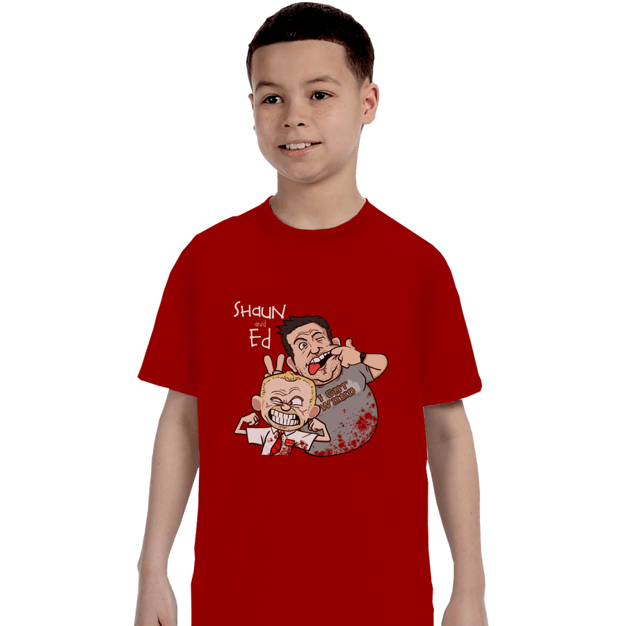 Shirts T-Shirts, Youth / XL / Red Shaun And Ed