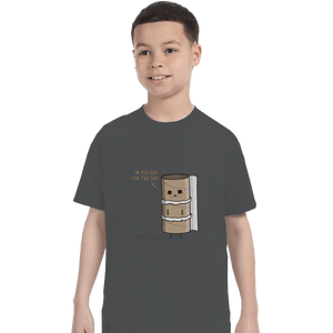 Shirts T-Shirts, Youth / XL / Charcoal Paper Rold