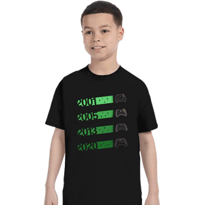 Shirts T-Shirts, Youth / XS / Black 2001 Controller