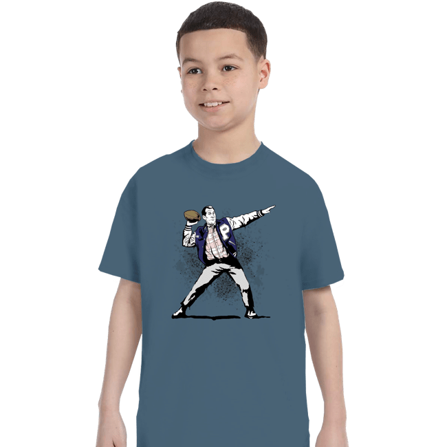 Daily_Deal_Shirts T-Shirts, Youth / XS / Indigo Blue Touchdown