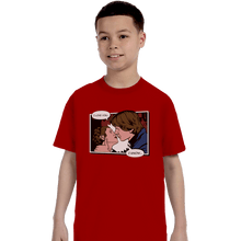 Load image into Gallery viewer, Shirts T-Shirts, Youth / XS / Red Rebelstein Kiss
