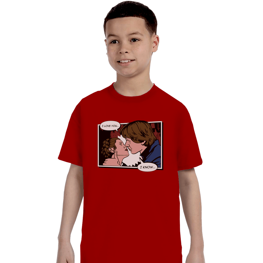 Shirts T-Shirts, Youth / XS / Red Rebelstein Kiss