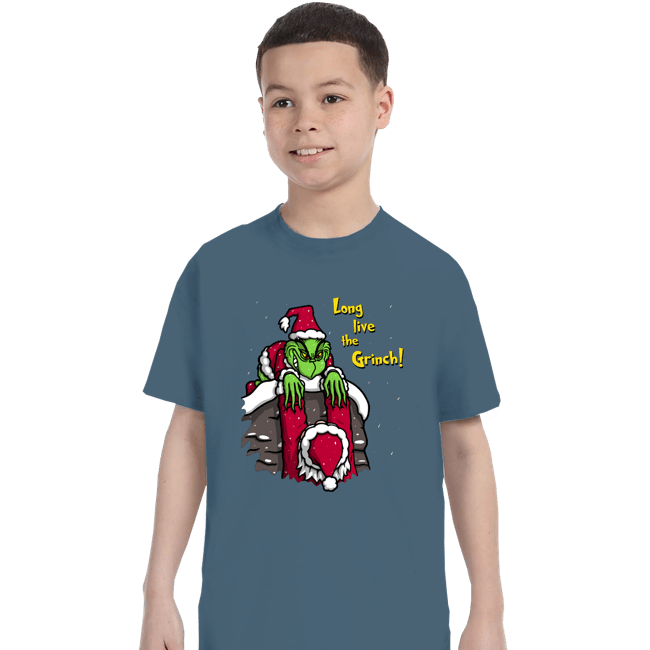 Secret_Shirts T-Shirts, Youth / XS / Indigo Blue Long Live The Grinch!