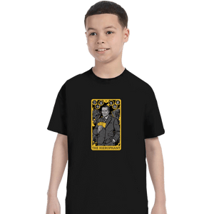 Shirts T-Shirts, Youth / XS / Black Tarot The Hierophant