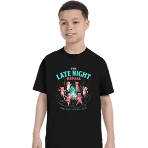 Daily_Deal_Shirts T-Shirts, Youth / XS / Black The Late Night Ritual