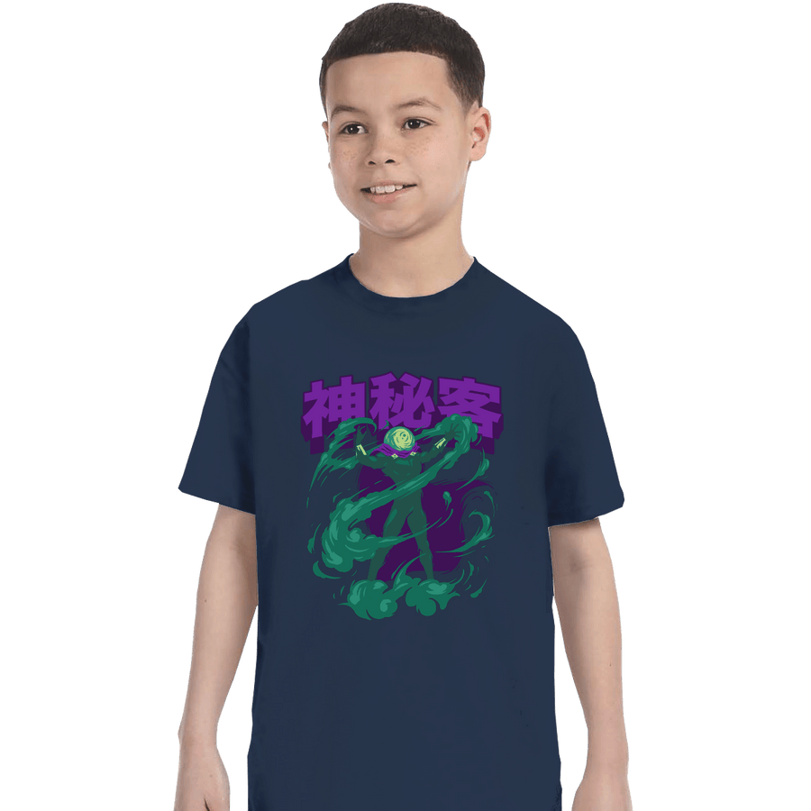Shirts T-Shirts, Youth / XL / Navy Mysterio