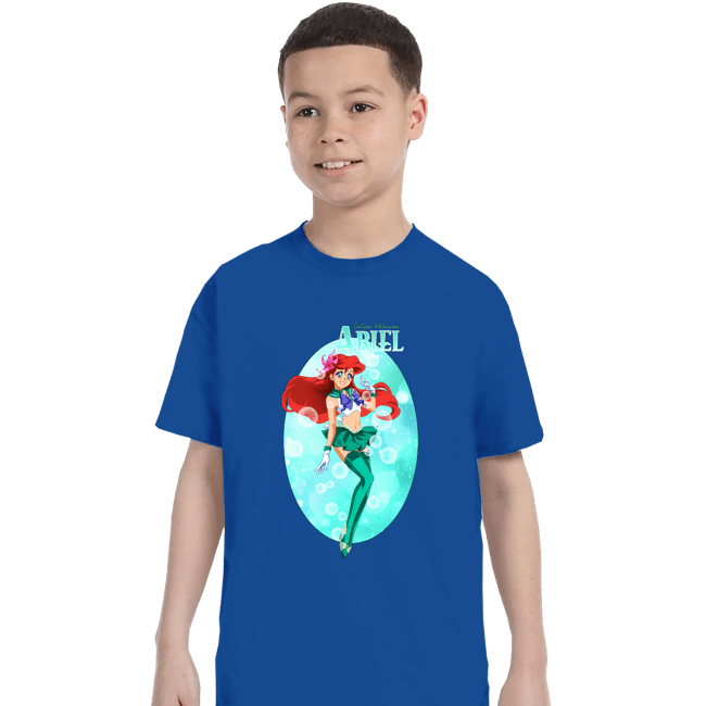 Secret_Shirts T-Shirts, Youth / XS / Royal Blue Sailor Ariel