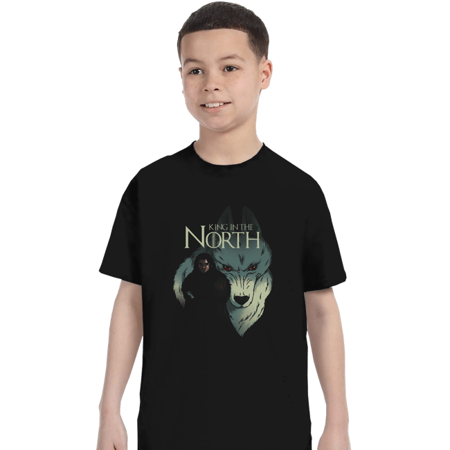 Shirts T-Shirts, Youth / XS / Black King In The North