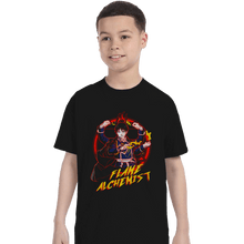 Load image into Gallery viewer, Shirts T-Shirts, Youth / Small / Black Flame Alchemist
