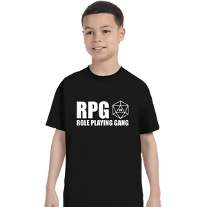 Shirts T-Shirts, Youth / XS / Black Role Playing Gang