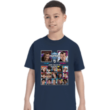Load image into Gallery viewer, Daily_Deal_Shirts T-Shirts, Youth / XS / Navy Time Fighters War vs 9th
