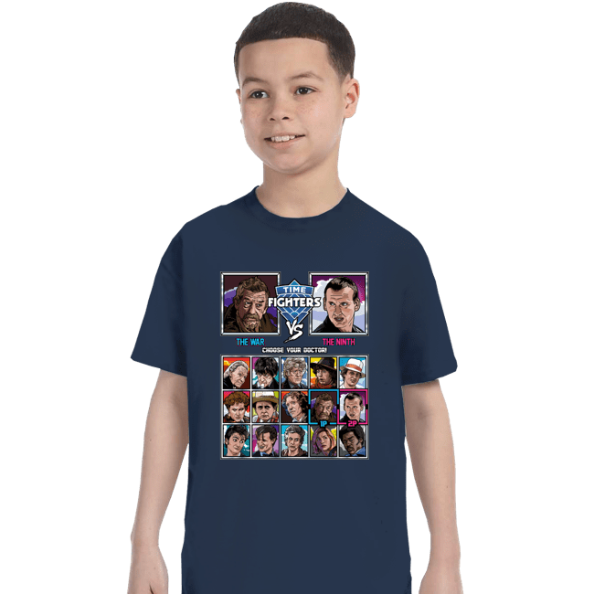 Daily_Deal_Shirts T-Shirts, Youth / XS / Navy Time Fighters War vs 9th