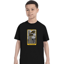 Load image into Gallery viewer, Shirts T-Shirts, Youth / XS / Black Tarot The Tower
