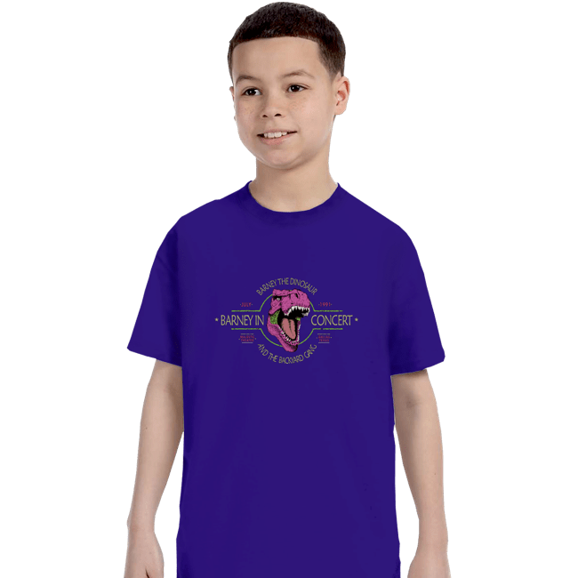 Shirts T-Shirts, Youth / XS / Violet Barney In Concert