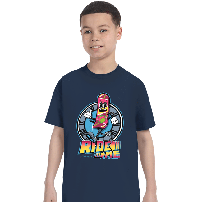 Daily_Deal_Shirts T-Shirts, Youth / XS / Navy Ride Me!