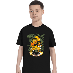 Shirts T-Shirts, Youth / XS / Black Cadillacs and Dinosaurs Heroes
