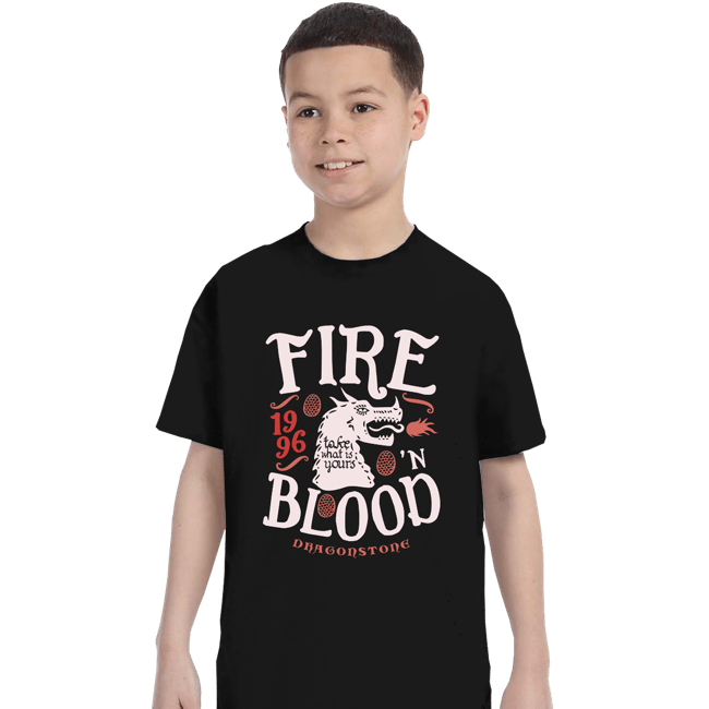Shirts T-Shirts, Youth / XS / Black House Of Dragons