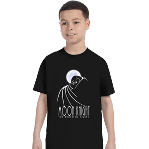 Secret_Shirts T-Shirts, Youth / XS / Black Moon Knight The Animated Series