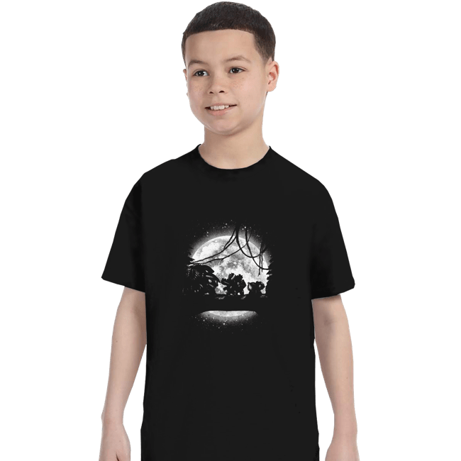 Shirts T-Shirts, Youth / XS / Black Moonlight Grass Type