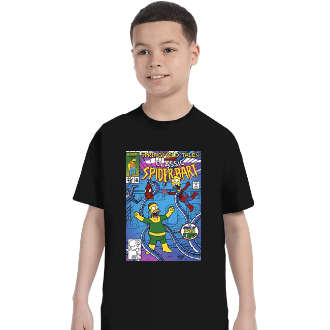 Secret_Shirts T-Shirts, Youth / XS / Black Spider Bart V Dohc Ock
