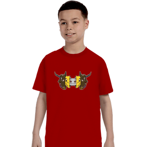 Daily_Deal_Shirts T-Shirts, Youth / XS / Red Digital Courage