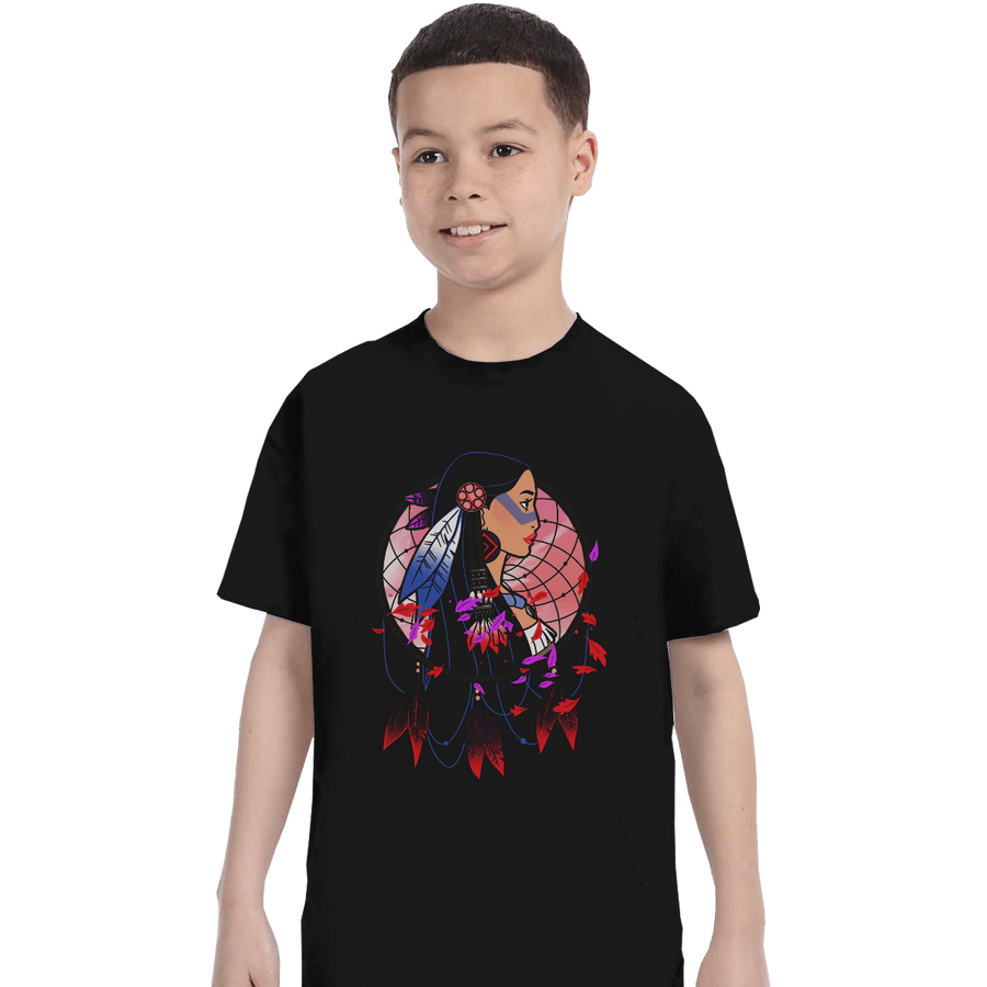 Shirts T-Shirts, Youth / XL / Black Colors of the Wind