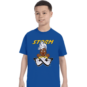 Daily_Deal_Shirts T-Shirts, Youth / XS / Royal Blue Storm 97