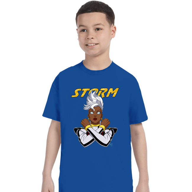 Daily_Deal_Shirts T-Shirts, Youth / XS / Royal Blue Storm 97