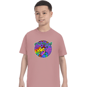 Shirts T-Shirts, Youth / XS / Pink Homer Hippy