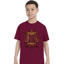 Load image into Gallery viewer, Shirts T-Shirts, Youth / XS / Maroon Quidditch Team
