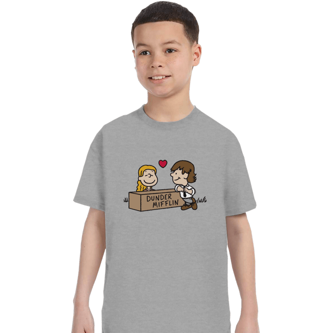 Secret_Shirts T-Shirts, Youth / XS / Sports Grey Office Love