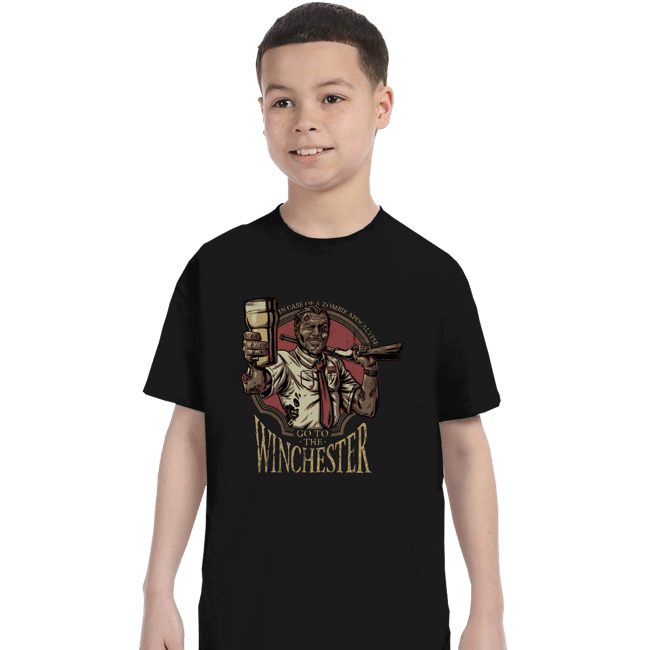 Daily_Deal_Shirts T-Shirts, Youth / XS / Black Go To The Winchester!