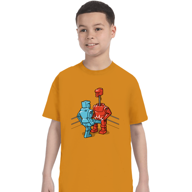 Shirts T-Shirts, Youth / XS / Gold Blue Kick!