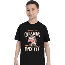 Load image into Gallery viewer, Daily_Deal_Shirts T-Shirts, Youth / XS / Black I&#39;m Made Of Glitter, Water, And Anxiety
