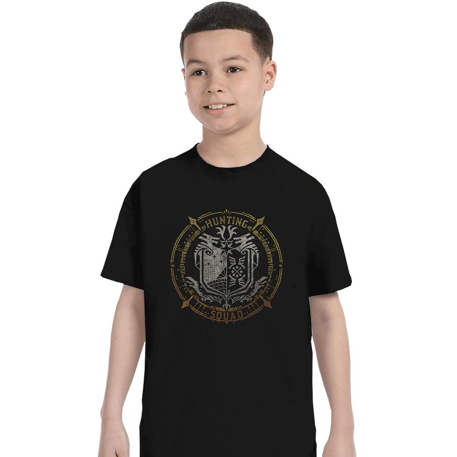 Shirts T-Shirts, Youth / XS / Black Hunting Squad