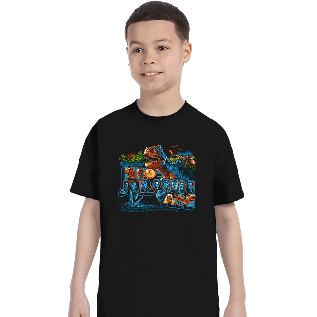 Daily_Deal_Shirts T-Shirts, Youth / XS / Black Welcome to the Neo-Jurassic Age