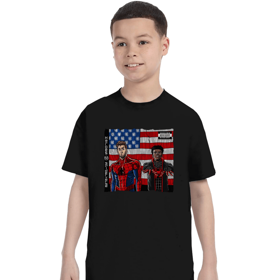 Shirts T-Shirts, Youth / XL / Black Spider-Verse