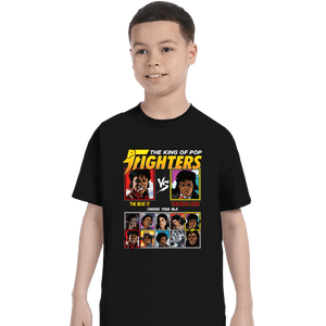 Shirts T-Shirts, Youth / XS / Black King Of Pop Fighters