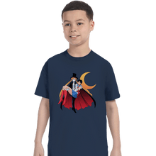 Load image into Gallery viewer, Secret_Shirts T-Shirts, Youth / XS / Navy Sailor Tuxedo
