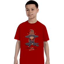Load image into Gallery viewer, Shirts T-Shirts, Youth / XL / Red The Shortening Hat
