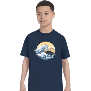 Daily_Deal_Shirts T-Shirts, Youth / XS / Navy The Great Wave of the Ringwraiths