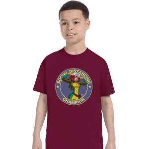 Shirts T-Shirts, Youth / XS / Maroon Rogue Social Distancing Champion