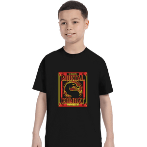 Shirts T-Shirts, Youth / XS / Black Fatality Neon