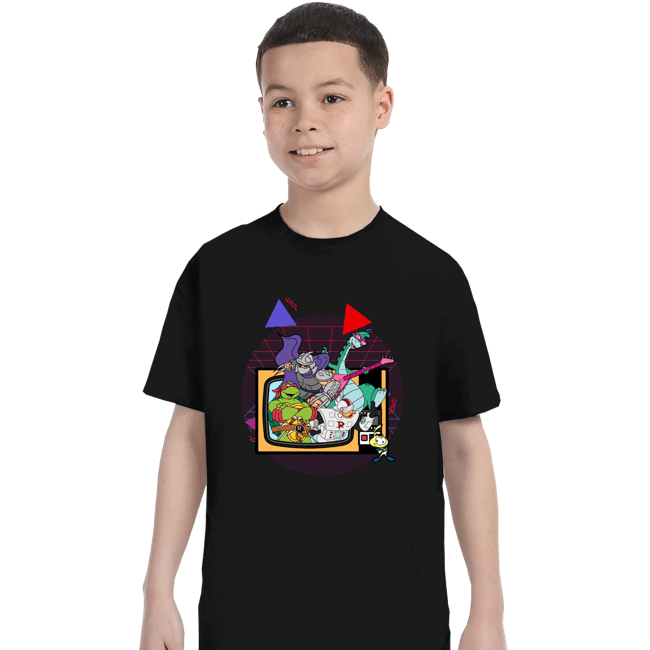 Daily_Deal_Shirts T-Shirts, Youth / XS / Black Toon Takeover