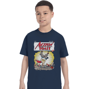Shirts T-Shirts, Youth / XL / Navy Action Toast