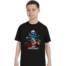 Load image into Gallery viewer, Shirts T-Shirts, Youth / XL / Black Let&#39;s Make Christmas
