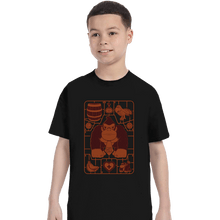 Load image into Gallery viewer, Daily_Deal_Shirts T-Shirts, Youth / XS / Black Donkey Kong Model Sprue
