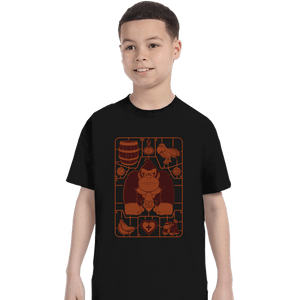 Daily_Deal_Shirts T-Shirts, Youth / XS / Black Donkey Kong Model Sprue