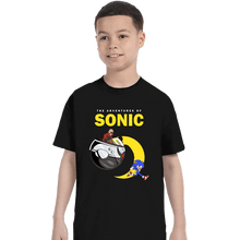 Load image into Gallery viewer, Shirts T-Shirts, Youth / XS / Black The Adventures of Sonic
